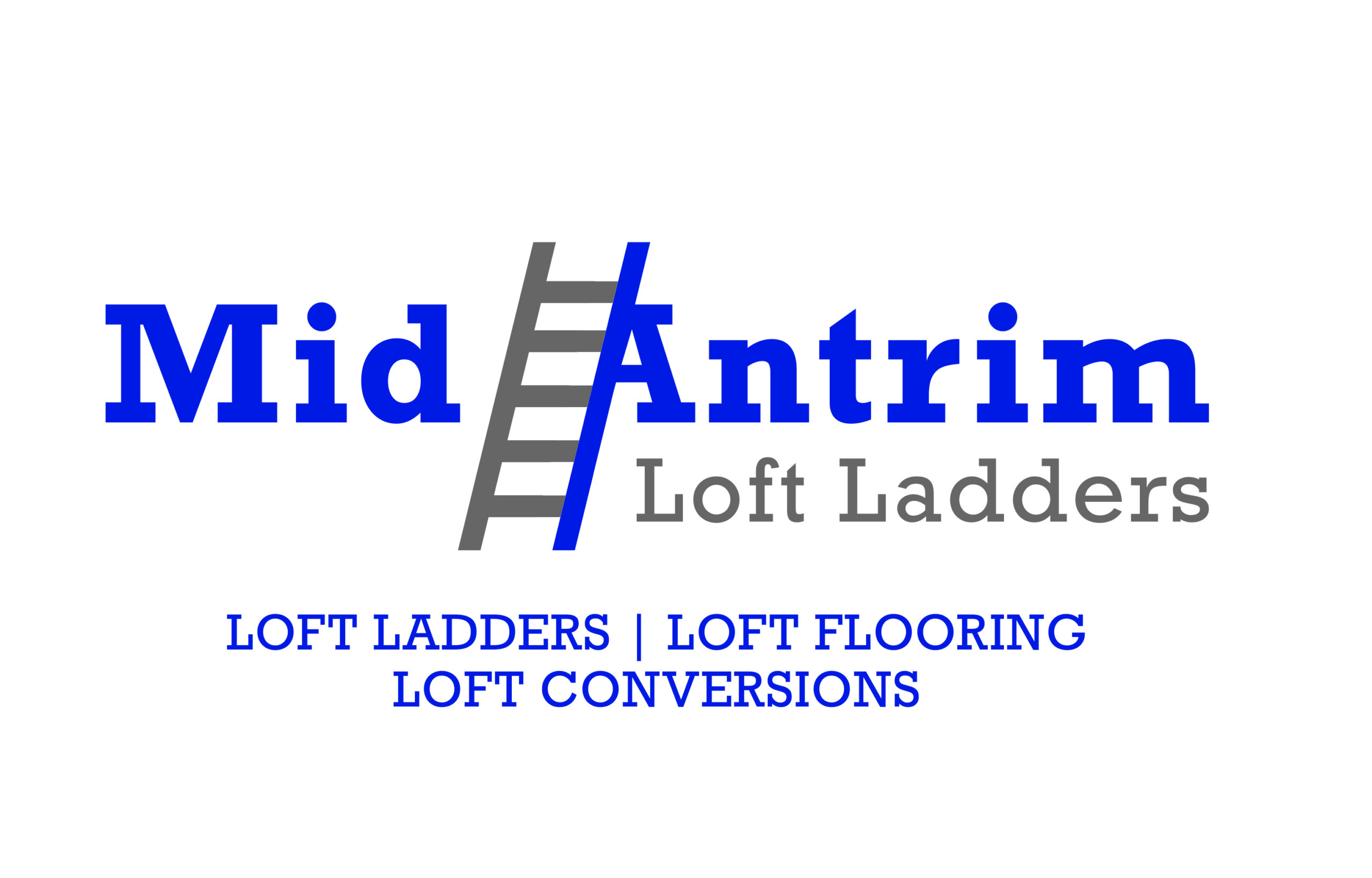 Mid Antrim Loft Ladders logo with strap